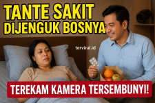 Viral! Kamera Tersembunyi Rekam Momen Tante Lagi Sakit Dijenguk Bosnya di Kos, Netizen Heboh!
