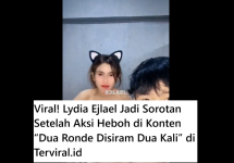 Viral! Lydia Ejlael Jadi Sorotan Setelah Aksi Heboh di Konten “Dua Ronde Disiram Dua Kali”