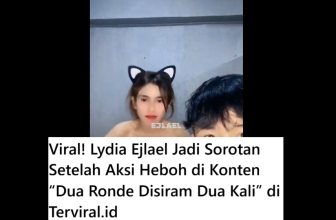 Viral! Lydia Ejlael Jadi Sorotan Setelah Aksi Heboh di Konten “Dua Ronde Disiram Dua Kali”