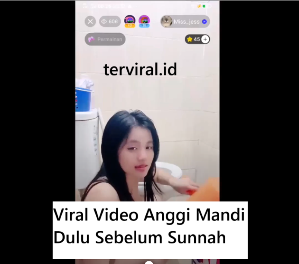 Viral Video Anggi Mandi Dulu Sebelum Sunnah