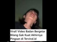 Viral! Video Badan Bergetar Bilang Gak Kuat Akhirnya Pingsan