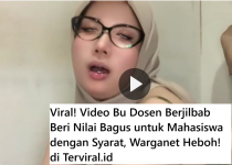 Viral! Video Bu Dosen Berjilbab Beri Nilai Bagus untuk Mahasiswa dengan Syarat, Warganet Heboh!