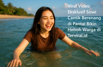 Viral Video Eksklusif Siswi Cantik Berenang di Pantai Bikin Heboh Warga