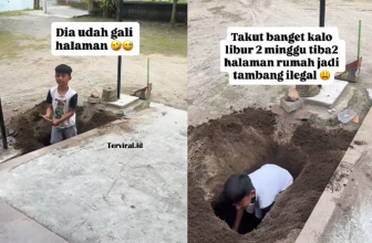 Viral! Baru Satu Jam Uninstall Roblox, Anak Ini Gali Halaman Pakai Mini Pacul, Videonya Bikin Netizen Heboh