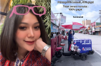 Viral Pramugari Cantik Alih Profesi Jadi Penjual Kopi Gerobakan