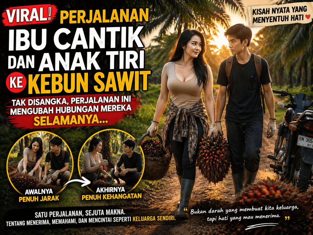 Viral! Ibu Cantik dan Anak Tiri Pergi ke Kebun Sawit, Tak Disangka Perjalanan Ini Mengubah Hubungan Mereka Selamanya
