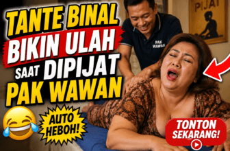 Tante Binal Bikin Ulah Saat Dipijat Pak Wawan, Warga Heboh dan Video Singkatnya Viral di Media Sosial