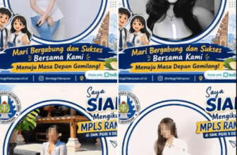 Viral Foto Twibbon MPLS Siswa Bali Baru Tuai Sorotan