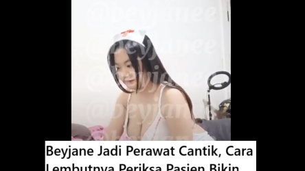 Beyjane Jadi Perawat Cantik, Cara Lembutnya Periksa Pasien Bikin Netizen Terpana