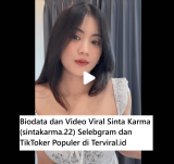 Biodata dan Video Viral Sinta Karma (sintakarma.22) Selebgram dan TikToker Populer