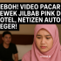 Viral! Video Jilbab Cantik Dipaksa Cowoknya Bilang Jangan di Rekam