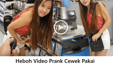 Heboh Video Prank Cewek Pakai Alat Getar, Netizen Geger di Media Sosial