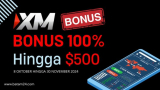 Hujan Bonus 100% hingga $500 di XM