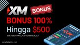 Hujan Bonus 100% hingga $500 di XM