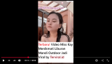 Terbaru! Video Miss Kay Menikmati Liburan Mandi Outdoor Jadi Viral