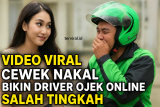 Video Viral Cewek Nakal Bikin Driver Ojek Online Salah Tingkah, Netizen Auto Gagal Fokus!