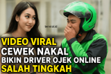 Video Viral Cewek Nakal Bikin Driver Ojek Online Salah Tingkah, Netizen Auto Gagal Fokus!
