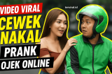 Video Viral Cewek Nakal Prank Ojek Online
