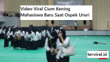 Video Viral Cium Kening Mahasiswa Baru Saat Ospek Unsri