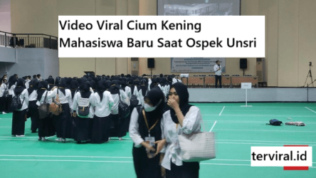 Video Viral Cium Kening Mahasiswa Baru Saat Ospek Unsri