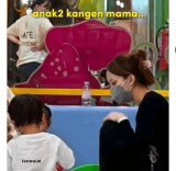 Video Viral Julia Prastini Lepas Hijab Saat Bermain dengan Anak di Mal Usai Isu Perselingkuhan dan Gugatan Cerai