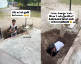 Viral! Baru Satu Jam Uninstall Roblox, Anak Ini Gali Halaman Pakai Mini Pacul, Videonya Bikin Netizen Heboh