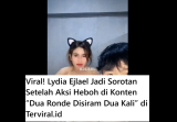 Viral! Lydia Ejlael Jadi Sorotan Setelah Aksi Heboh di Konten “Dua Ronde Disiram Dua Kali”