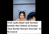 Viral! Lydia Ejlael Jadi Sorotan Setelah Aksi Heboh di Konten “Dua Ronde Disiram Dua Kali”