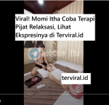 Viral! Momi Itha Coba Terapi Pijat Relaksasi, Netizen Heboh Lihat Ekspresinya