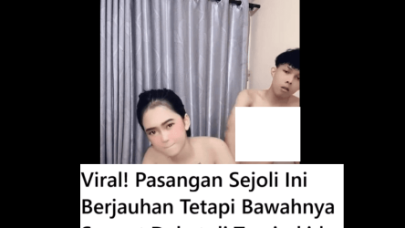 Viral! Pasangan Sejoli Ini Berjauhan Tetapi Bawahnya Sangat Dekat