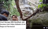 Viral! Remaja ABG Jilbab Jadi Sorotan Usai Video Kebelet di Air Terjun