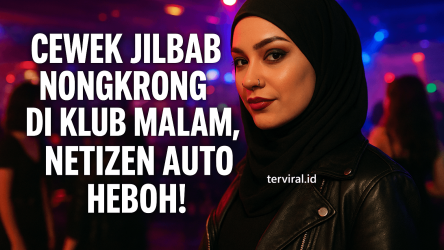 Viral! Video Cewek Jilbab Piercedley Nongkrong di Klub Malam