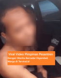Viral Video Pimpinan Pesantren  Dengan Wanita Bercadar Digerebek Warga