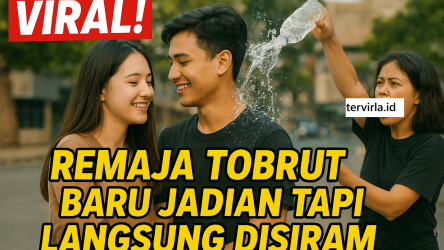 Viral! Video Remaja Tobrut Baru Jadian Tapi Langsung Disiram 2 Kali