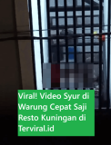 Viral! Video Syur di Warung Cepat Saji Resto Kuningan